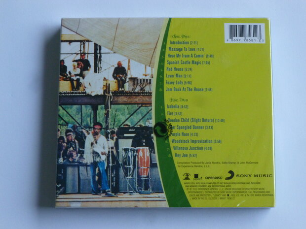 Jimi Hendrix - Live at Woodstock (2 CD) nieuw