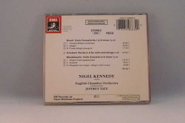 Nigel Kennedy - Bruch, Schubert, Mendelsohn