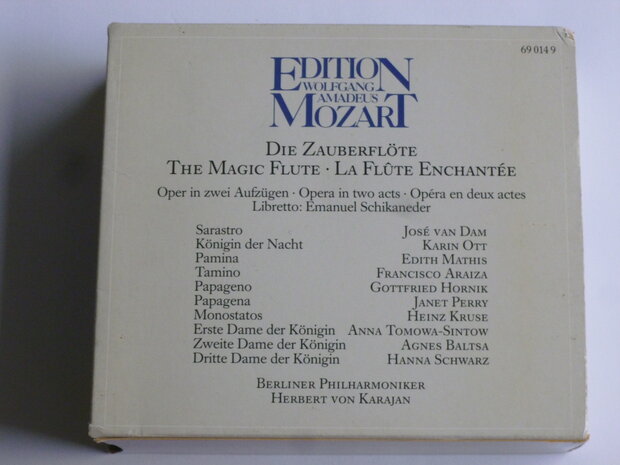 Mozart - Die Zauberflöte / Herbert von Karajan (3 CD)