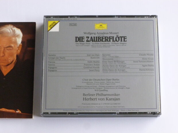 Mozart - Die Zauberflöte / Herbert von Karajan (3 CD)