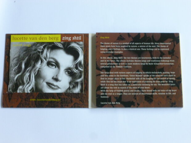 Lucette van den Berg - zing shtil / Yiddish Songs