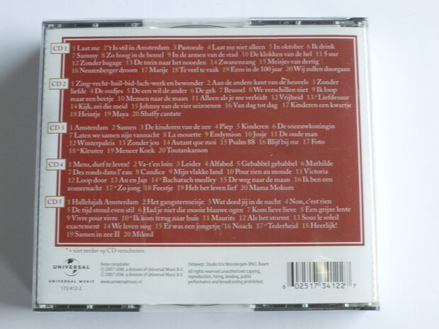 Ramses Shaffy en Liesbeth List - 100 Mooiste Liedjes van Ramses en Liesbeth (5 cd) Nieuw