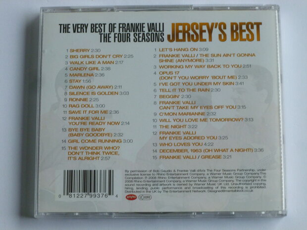 Frankie Valli The Four Seasons - Jersey's Best / The very best of (2 CD)