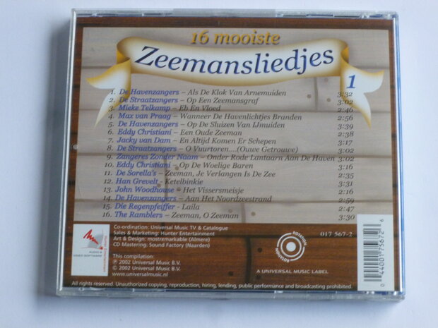 16 Mooiste Zeemansliedjes 1