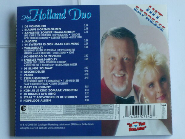 Het Holland Duo - Ik hou van Hollands (EMI)