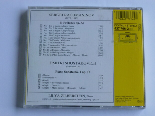 Rachmaninov - 13 Preludes / Shostakovich - Lilya Zilberstein