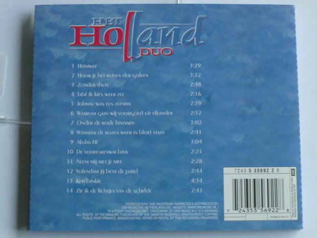 Het Holland Duo - Hollandse Meezingers over de Zee