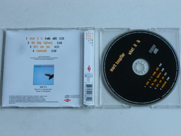 Mark Knopfler - What it is (CD Single)