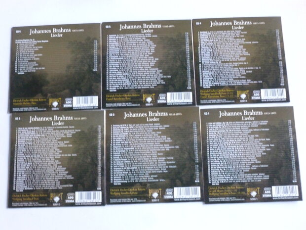 Brahms - Lieder / Dietrich Fischer Dieskau (6 CD)