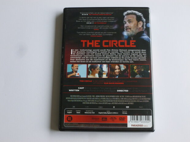 The Circle - Emma Watson, Tom Hanks (DVD)