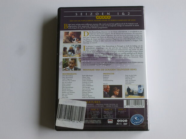 De Fabriek - Seizoen 1 & 2 / Jeroen krabbe, Pleuni Touw, Rudi Falkenhage (5 DVD) Nieuw