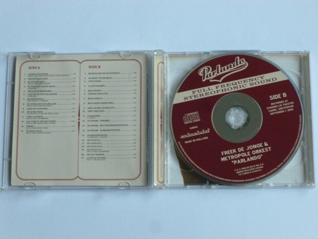 Freek de Jonge & Metropole Orkest - Parlando (2 CD)