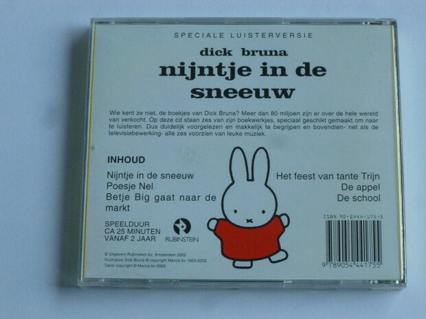 Dick Bruna - Nijntje in de Sneeuw (speciale luisterversie)