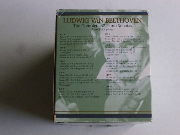Beethoven - The Complete 32 Piano Sonatas / John Lill (10 CD)