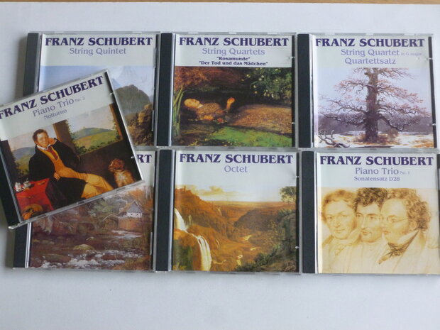 Schubert - Chamber Music / Brandis Quartet, Israel Piano Trio, Amati Chamber (7 CD)