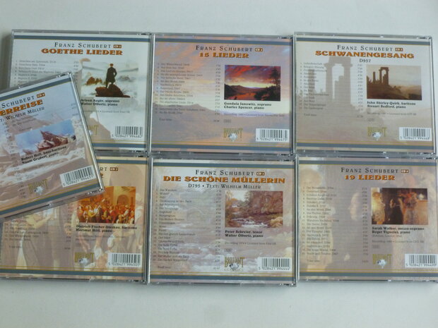 Schubert - Lieder / Arleen Auger, Fischer-Dieskau, Robert Holl, Janowitz, Schreier (7 CD)
