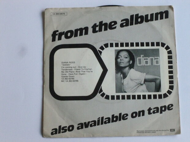 Diana Ross - My Old Piano (vinyl single)
