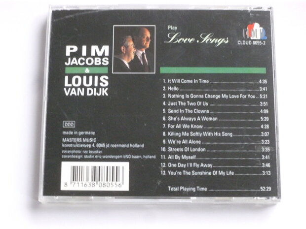 Pim Jacobs & Louis van Dijk  play Love Songs (cloud)