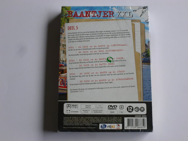 Baantjer XXL Deel 5 (3 DVD) Nieuw