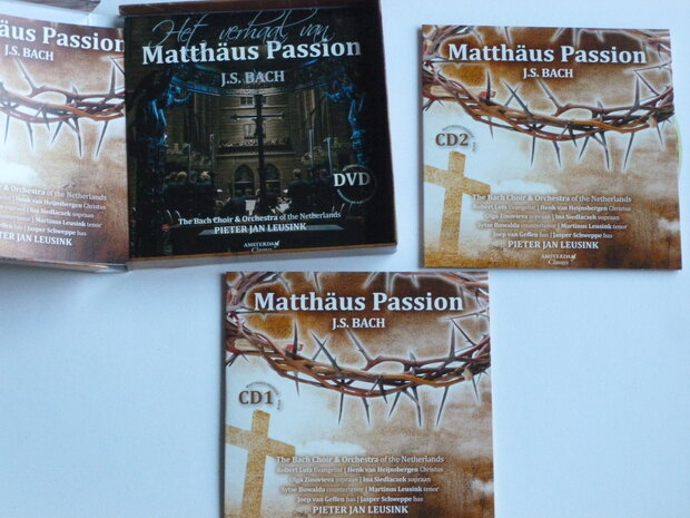 J.S. Bach - Matthäus Passion / Pieter Jan Leusink (2 CD + DVD) box