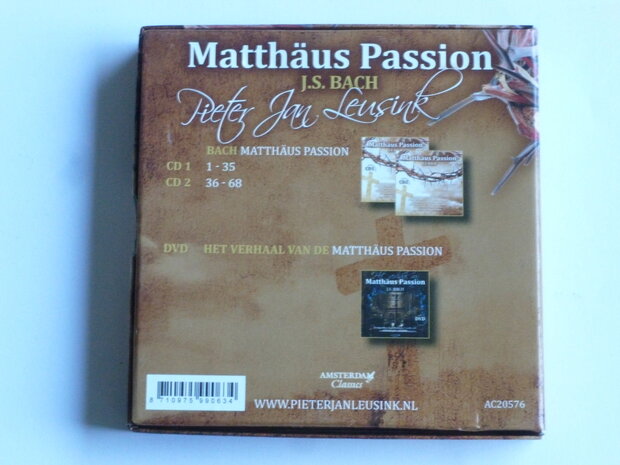 J.S. Bach - Matthäus Passion / Pieter Jan Leusink (2 CD + DVD) box