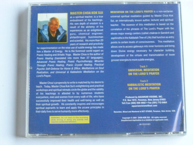Master Choa Kok Sui - Universal and Kabbalistic Meditation 