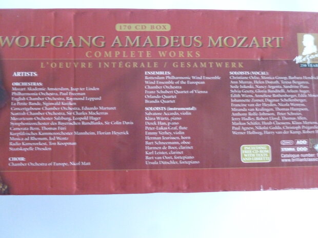 Mozart - Complete Works (170 CD Box)