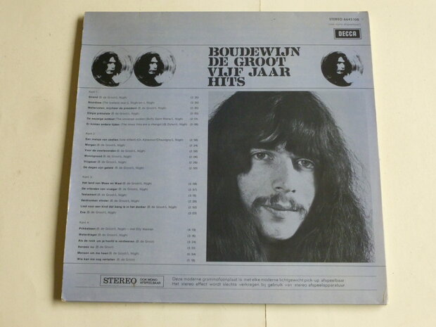 Boudewijn de Groot - Vijf Jaar Hits (2LP)