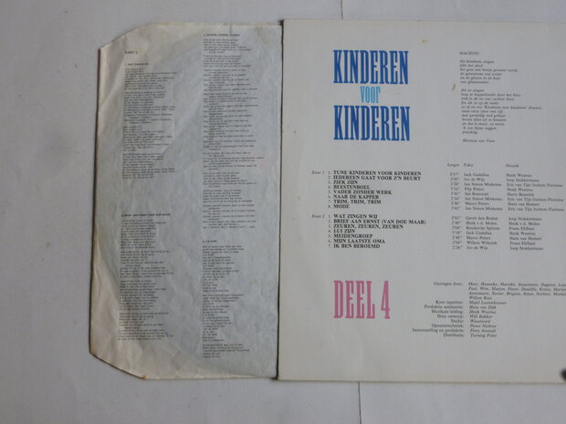 Kinderen voor Kinderen - 4  (LP)