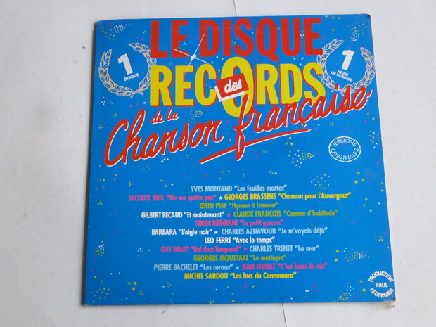 Le Disque des Records de la Chansons Francaise (LP)