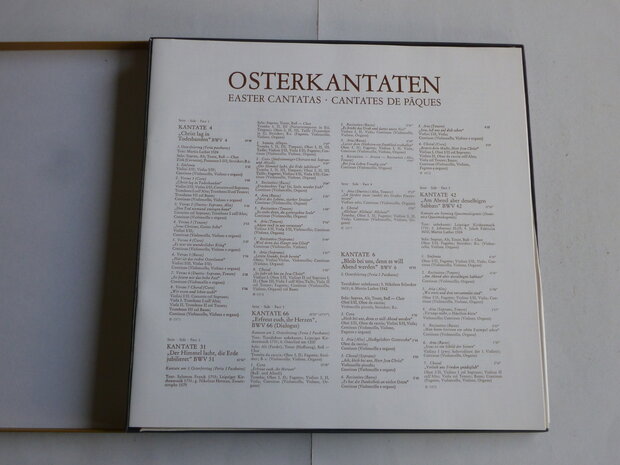Bach - Oster Kantaten / Nikolaus Harnoncourt / Leonardt (5 LP)