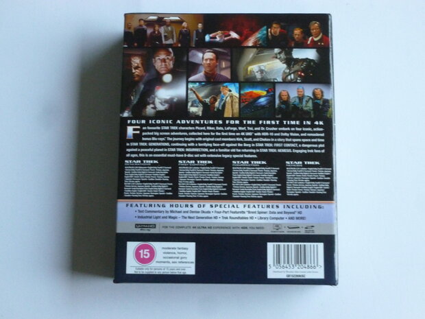 Star Trek - The Next Generation Movie Collection 4K UHD + blu-ray (8 Stuks)