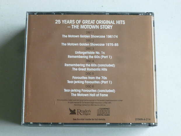 25 Years of Great Original Hits - The Motown Story (6 CD)