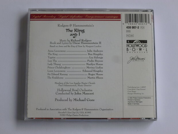 Rodgers & Hammerstein's The King and I / Julie Andrews, Ben Kingsley