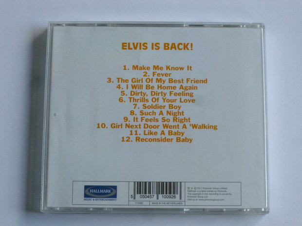 Elvis Presley - Elvis is Back !