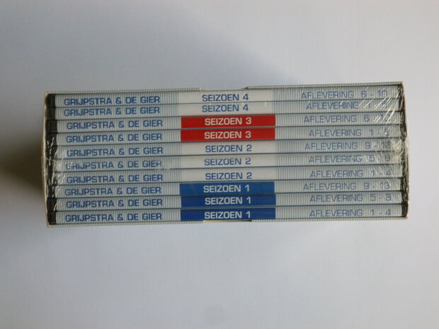 Grijpstra & De Gier - De Complete 4 Seizoenen (10 DVD) Nieuw