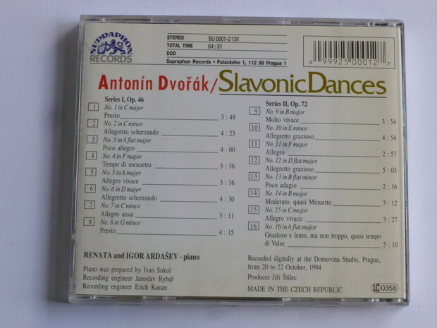 Dvorak - Slavonic Dances / Renata and Igor Ardasev