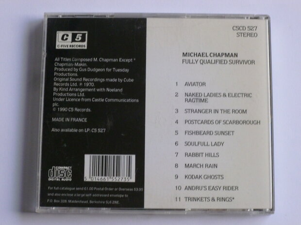 Michael Chapman - Fully qualified survivor