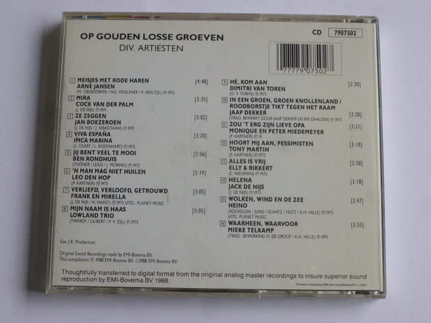 Op Gouden Losse Groeven - div. artiesten