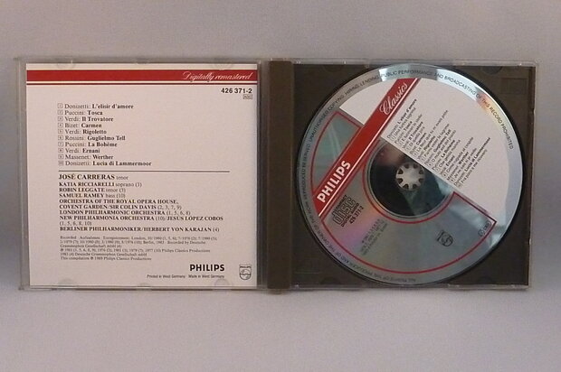 Jose Carreras sings Opera arias