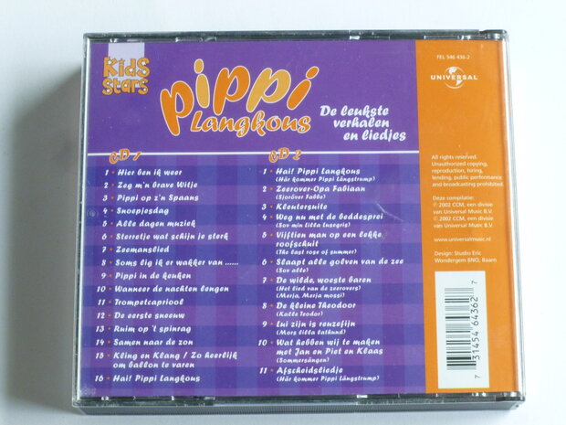 Pippi Langkous - De leukste verhalen en liedjes (2 CD)