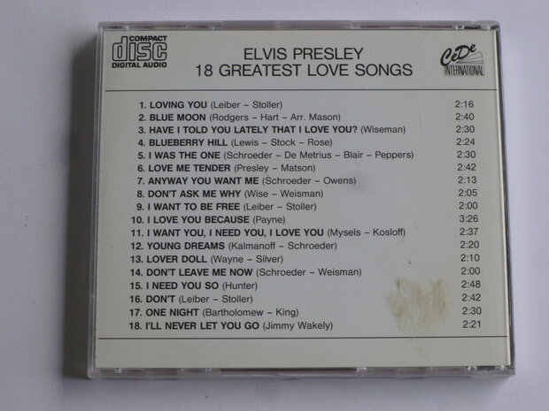 Elvis Presley - 18 Greatest Love Songs
