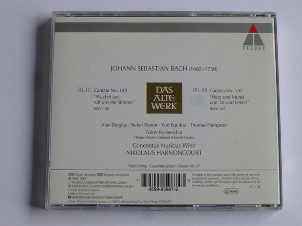 Bach - Wachet auf, ruft uns die stimme / Harnoncourt