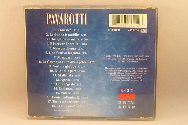 Pavarotti - De 18 mooiste opnamen