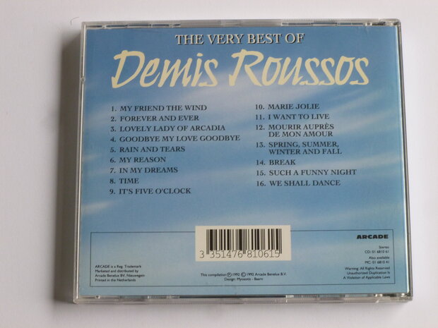 Demis Roussos - The very best of (arcade t.v. - cd)