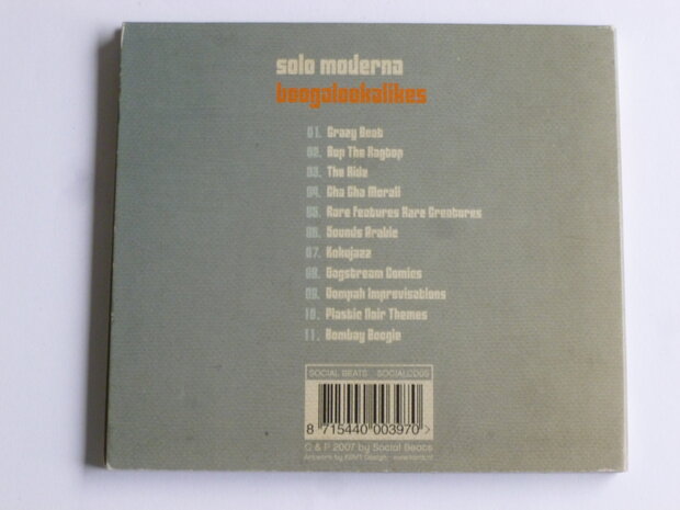 Solo Moderna - Boogalookalikes (digipack)