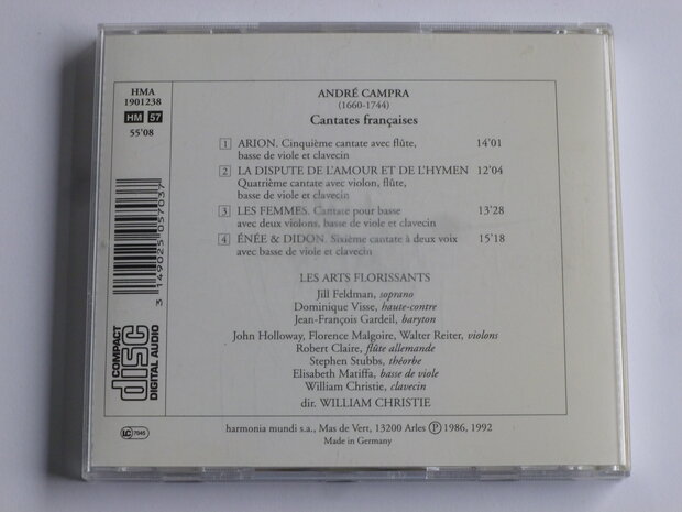 Campra - Cantates / Les Arts Florissants , William Christie