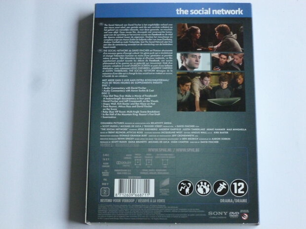 The Social Network - David Fincher (2 DVD) collector's edition