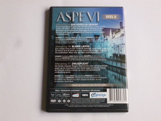 Aspe VI Deel 5 / Dodelijk Geheim, Blinde Liefde, Zwijgplicht (DVD)