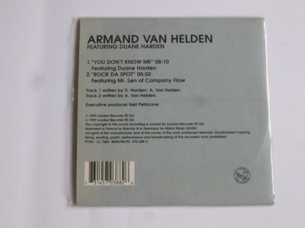 Armand van Helden - You don't know me (CD Single)